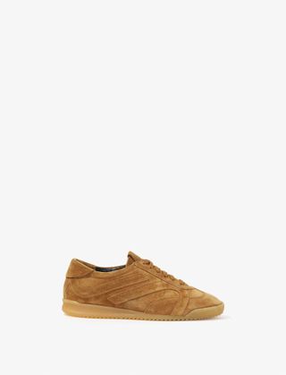 Proenza Schouler Track Sneakers in Suede - Tobacco | Proenza Schouler Official Site