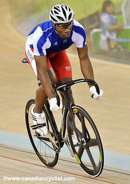 Gregory Bauge is part of the strong French team sprint squad