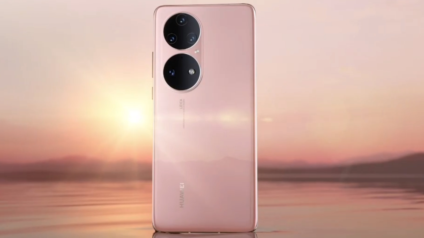 An image of the Huawei P50 from the back
