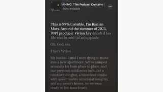 Apple Podcasts transcription