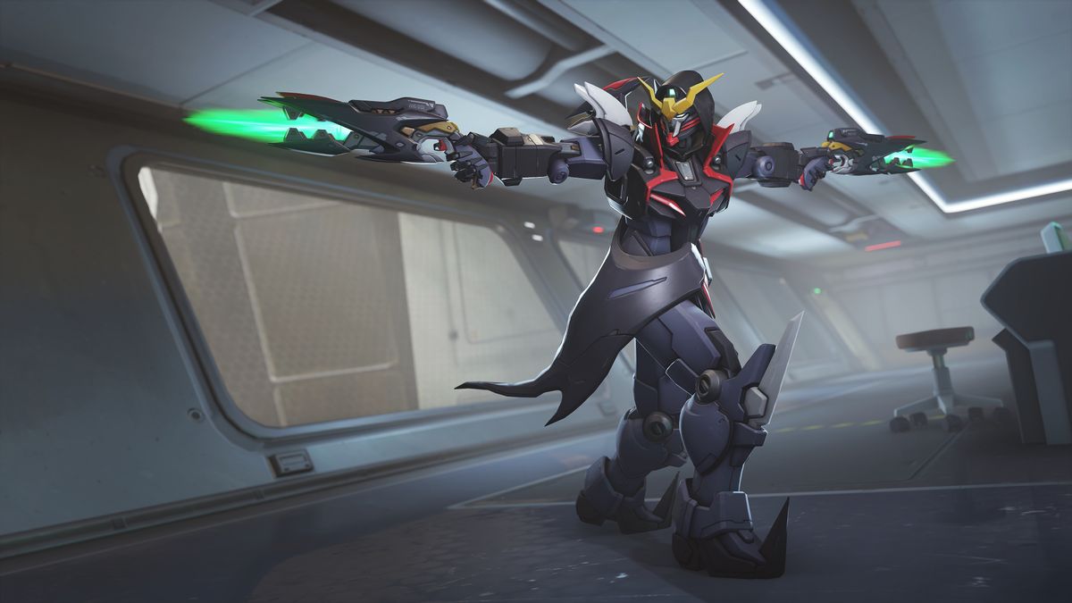 Promotional screenshot of Reaper as Deathscythe in Overwatch 2