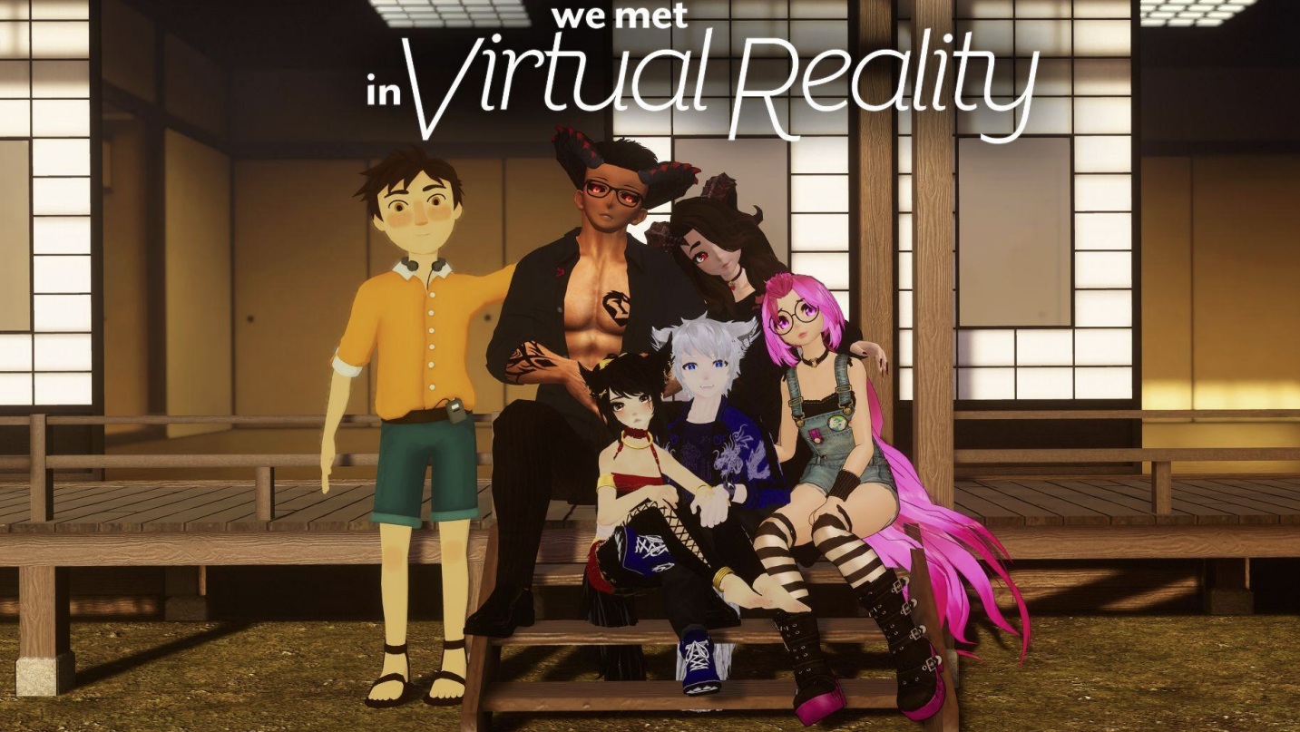 Joe, his movie and his themes stand together in front of a virtual house