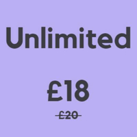Unlimited data SIM only plan: was £20, now £18 a month at Smarty