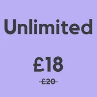 Unlimited data SIM only plan: was £20, now £18 a month at Smarty
Deal ends 31st July 2022