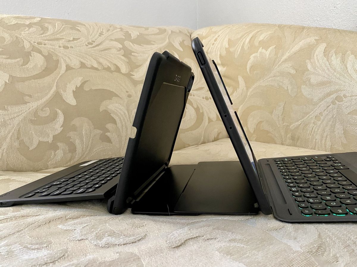 Zagg Rugged Slim Book Go Side By Side