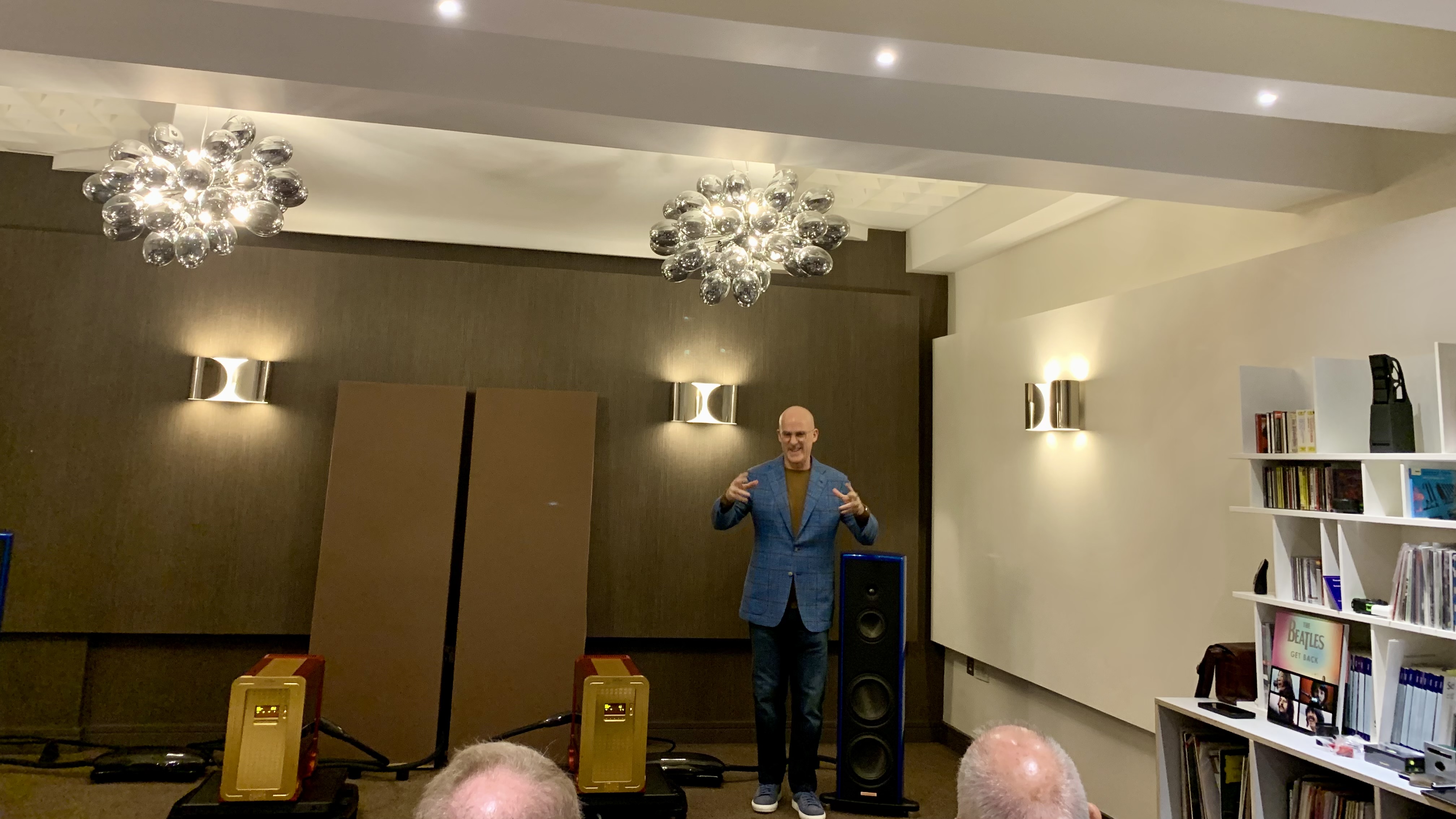 Magico S3 with Alon Wolf, in a hi-fi dealership, London