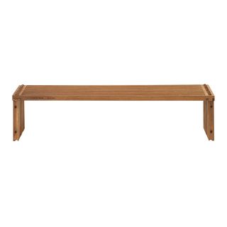 The Container Store Shoji Slatted Wood Shoe Shelf