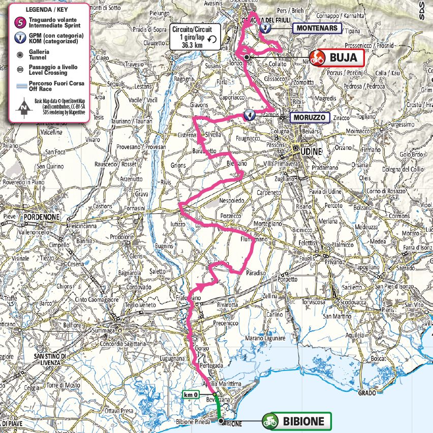2026 Giro d'Italia Women route information