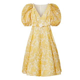 Puff Sleeve Tiered Cotton Dress JULIETTE / OFFON Clothing 