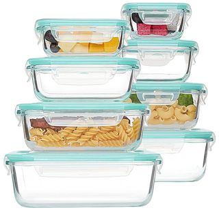 Glass food storage containers