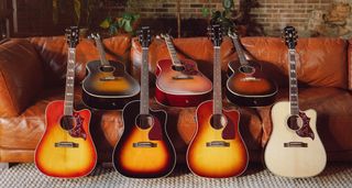 Epiphone Inspired By Gibson Acoustics 2026: the new all-solid core range takes its design cues from classic high-end Gibson USA builds.