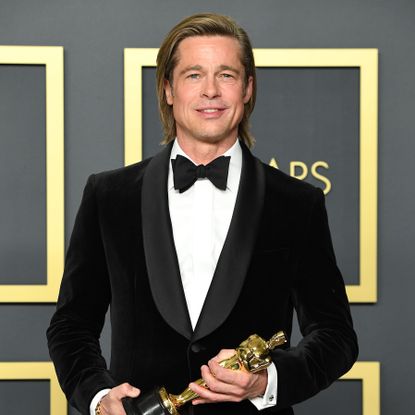 hollywood, california february 09 brad pitt poses at the 92nd annual academy awards at hollywood and highland on february 09, 2020 in hollywood, california photo by steve granitzwireimage