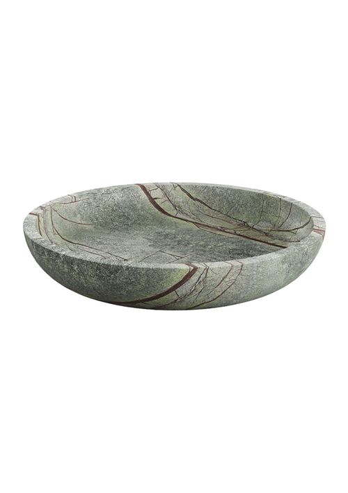 Caselle Marble Bowl, Forest Green