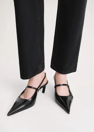 Toteme, The Sharp 50 Patent-Leather Slingback Pumps