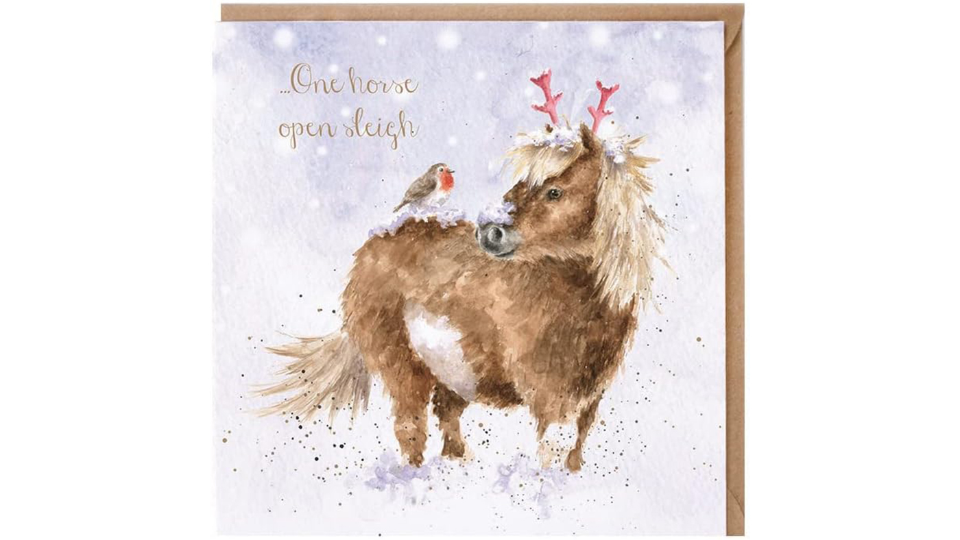Wrendale Pony Christmas card
