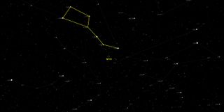 diagram of the big dipper in the night sky