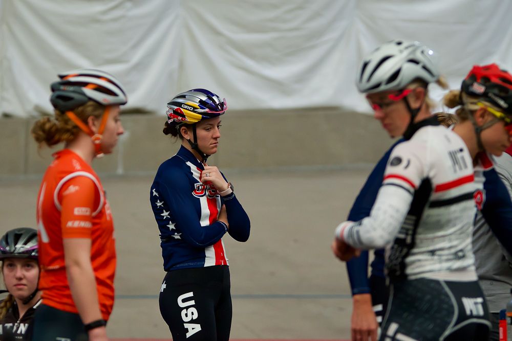 World champion Chloe Dygert was also on hand for the camp