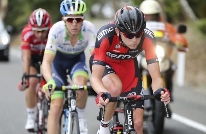 Campbell Flakemore (BMC) in the day's breakaway