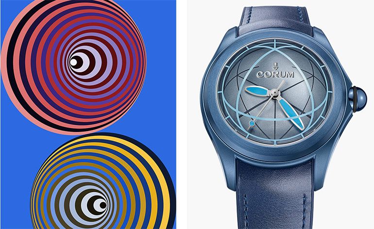 Corum Bubble Watch gets an Op Art revamp Wallpaper