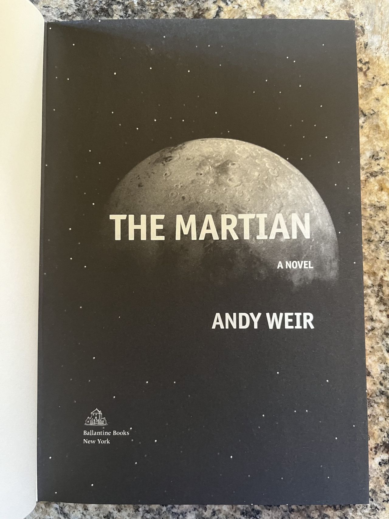 The deluxe edition of The Martian by Andy Weir