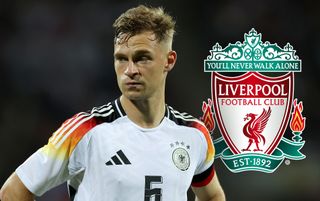 Liverpool target Joshua Kimmich in action for Germany