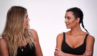 Khloe and Kim Kardashian on Keeping Up With The Kardashians