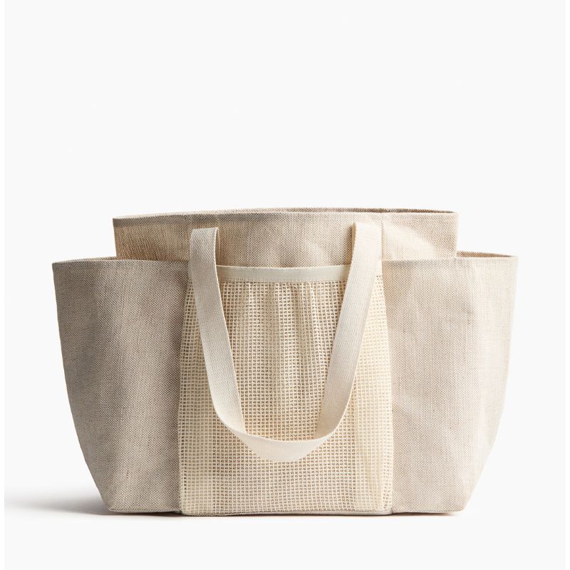 H&amp;amp;M, Large Jute-Blend Shopper
