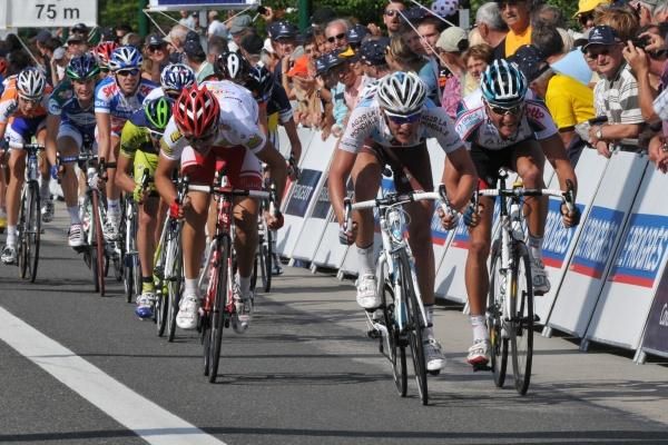The field sprint turned out to be for the stage win
