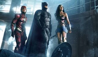 Flash, Batman and Wonder Woman in Justice League