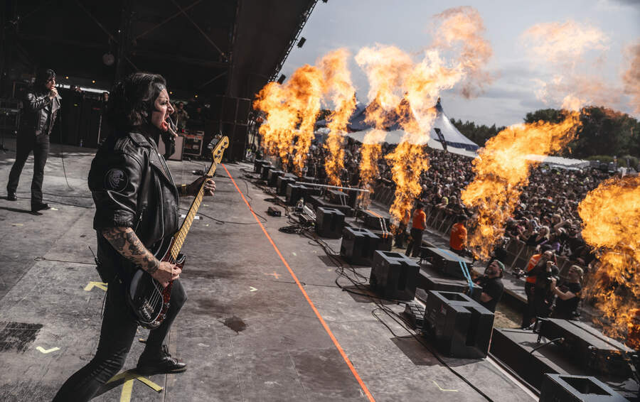 Creeper onstage at Bloodstock 2025