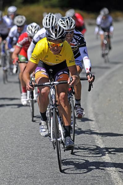 Yellow jersey wearer Jack Bauer has attacked the peloton