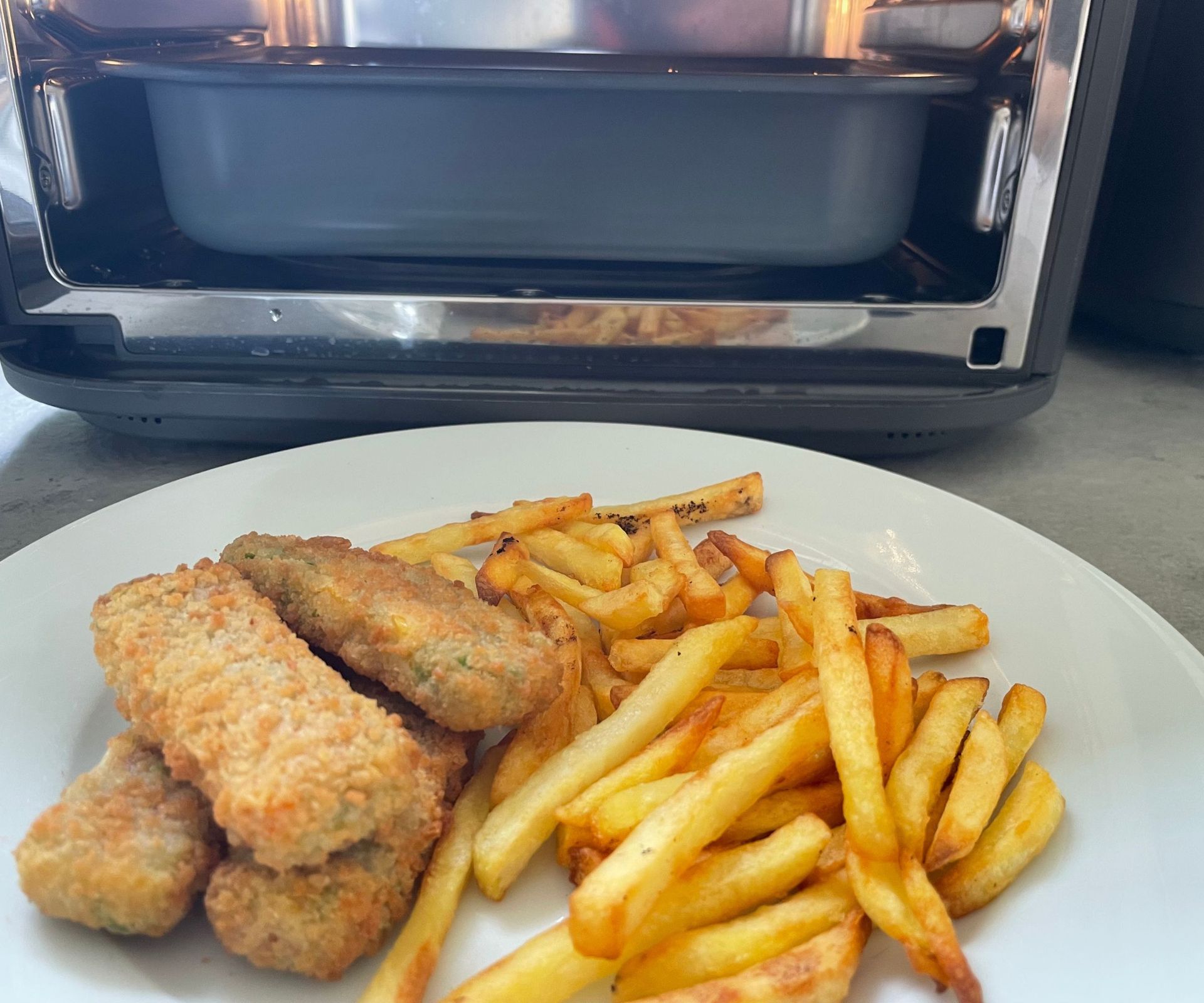 Ninja Combi Multicooker fish sticks and fries