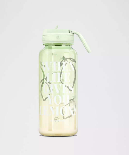 Back to Life Sport Bottle 32oz Straw Lid