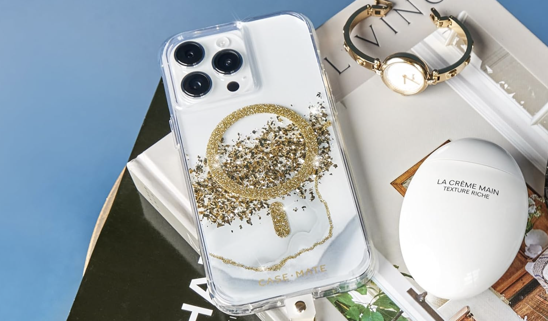 Case-Mate iPhone 15 Pro Case - Karat Marble