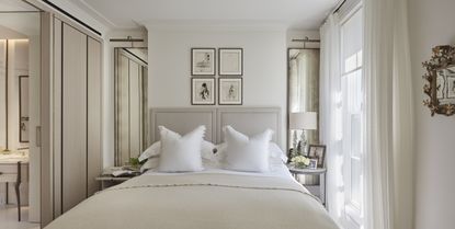 How to clean a bedroom – bedroom with fresh white linen