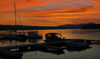 Lake Memphremagog by Magog in Southern Québec