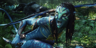 Neytiri growling in Avatar