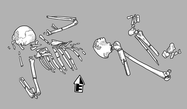 Some of the burials in the Sonoran Desert held skeletons with broken bones and other signs of violence.