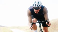 Male rider in the all new Castelli Corretto LS Jersey