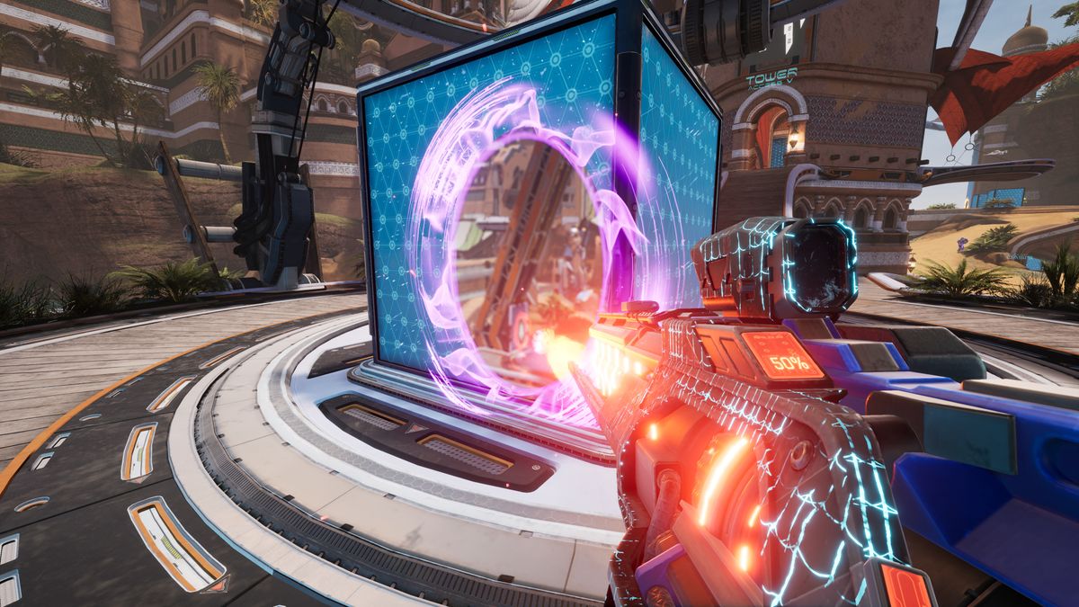 Splitgate, one of the most popular games on Steam, is only 25% finished
