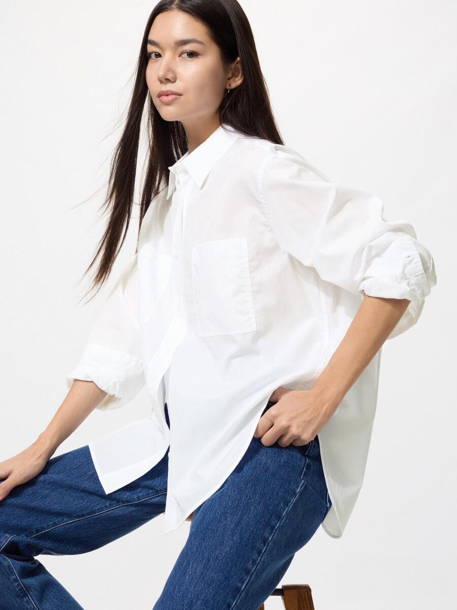 Uniqlo, Cotton Oversized Shirt