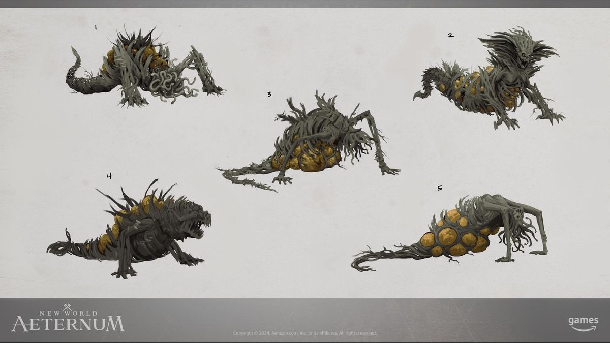 Amazon New World Aeternum; creature design