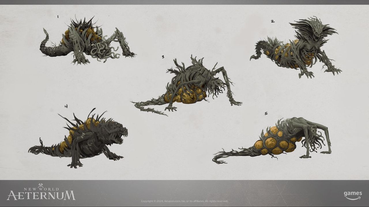 Amazon New World Aeternum; creature design