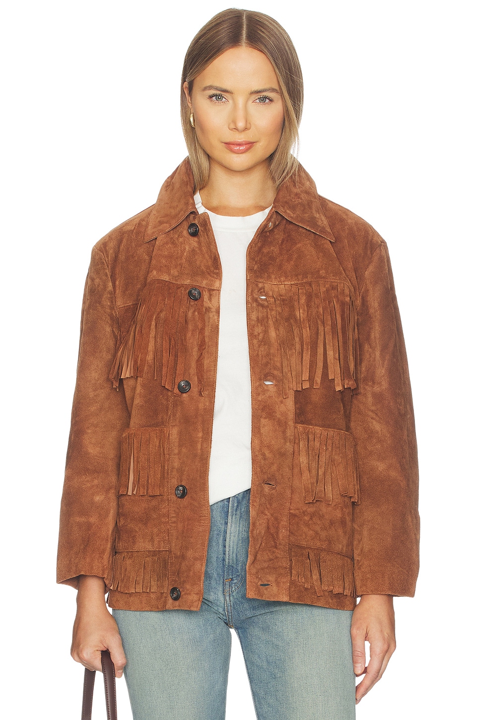 Western Suede Fringe Jacket