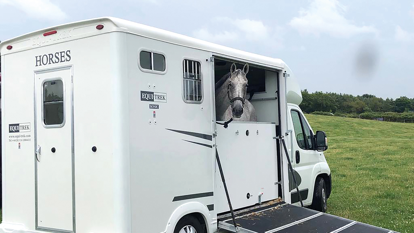 Ballaghmor Class in Equi Trek lorry