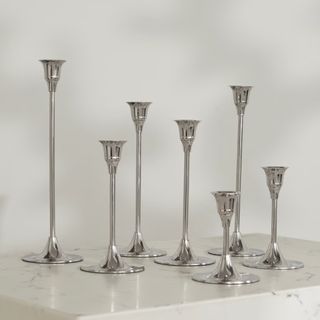 silver candlesticks
