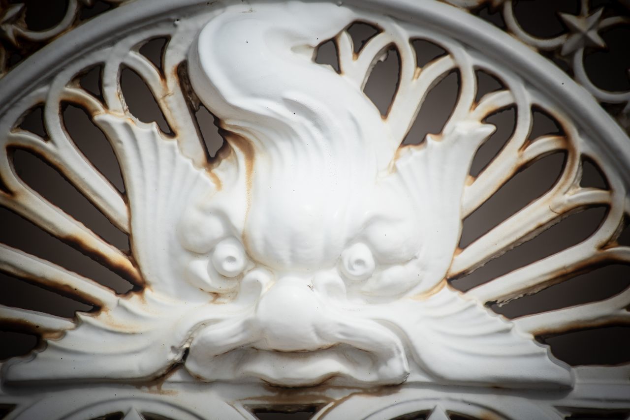 Victorian piers often have interesting elements in the ironwork. Use a macro lens or the macro setting on a telephoto lens