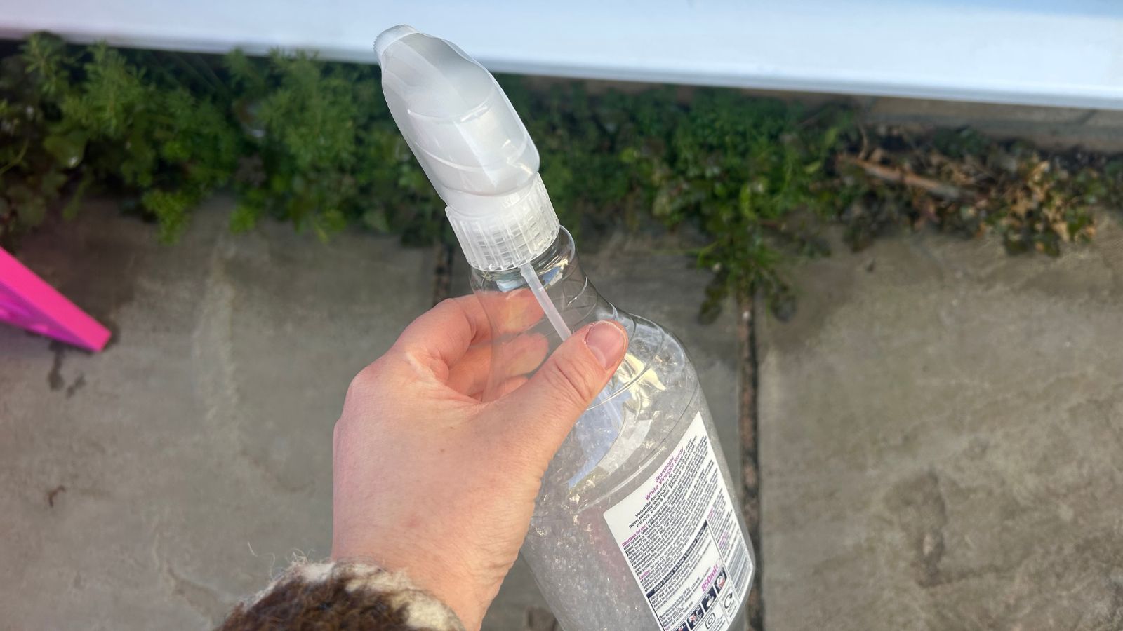 DIY weed killer in bottle
