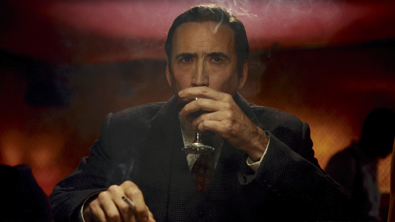 Ben Reilly drinking and smoking in bar in Spider-Noir