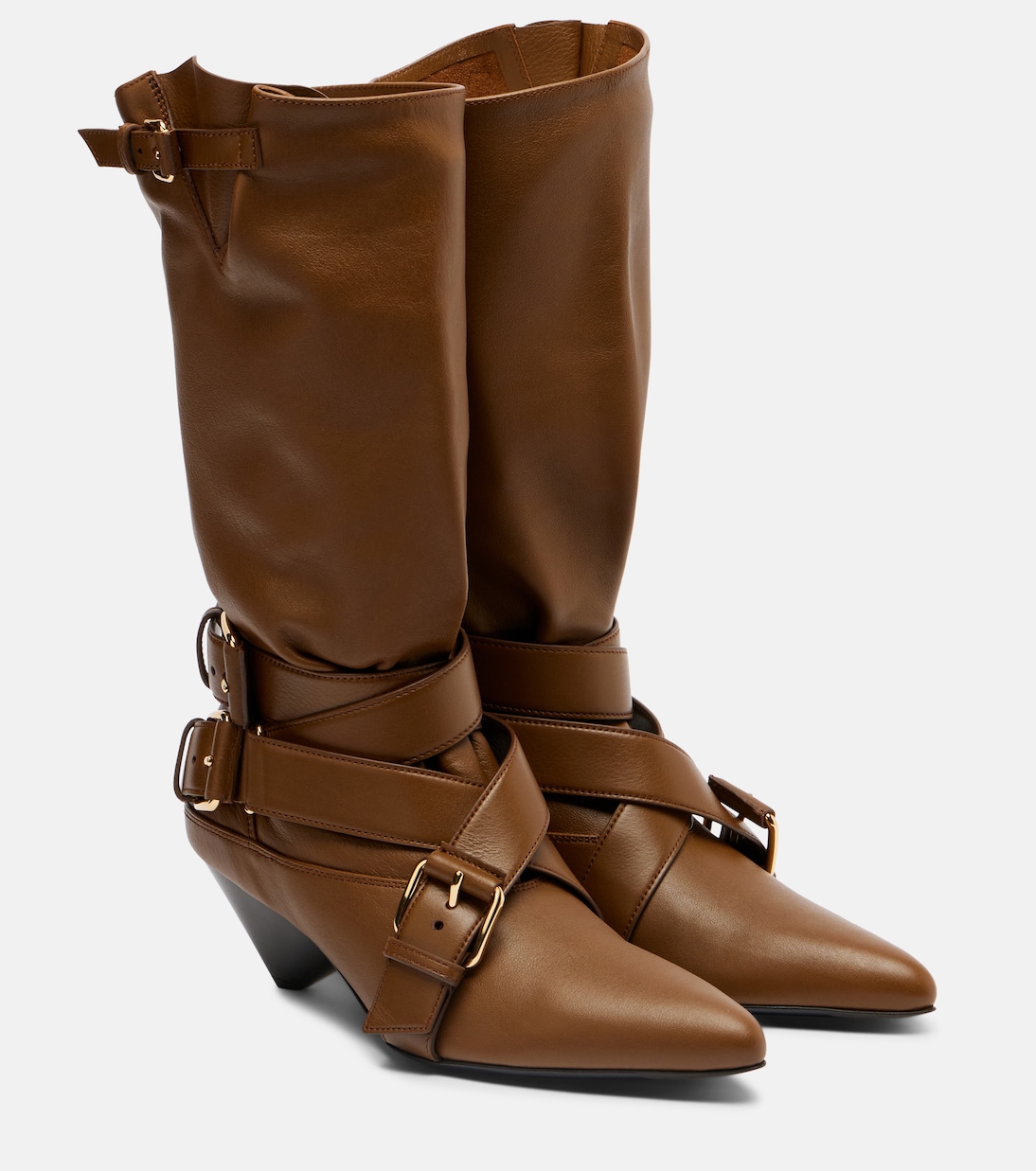 Orla 50 Leather Knee-High Boots
